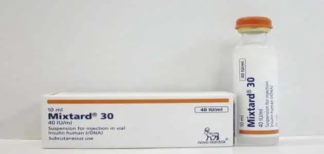 دواعي استعمال دواء ميكستارد انسولين Mixtard 30 لجرعة وأهم التحذيرات