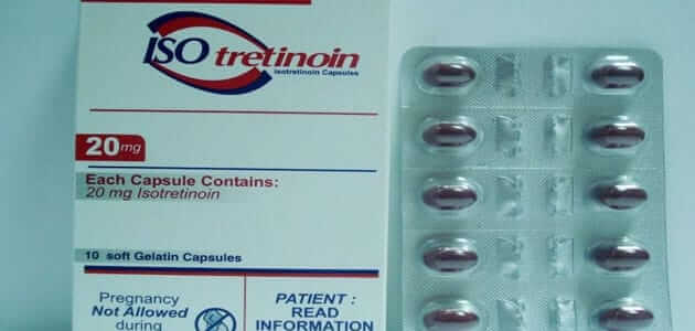 دواعي استعمال دواء ايزوتريتينوين Isotretinoin والآثار الجانبية